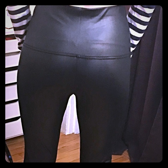 NWT Faux Leather Leggings - Picture 1 of 6